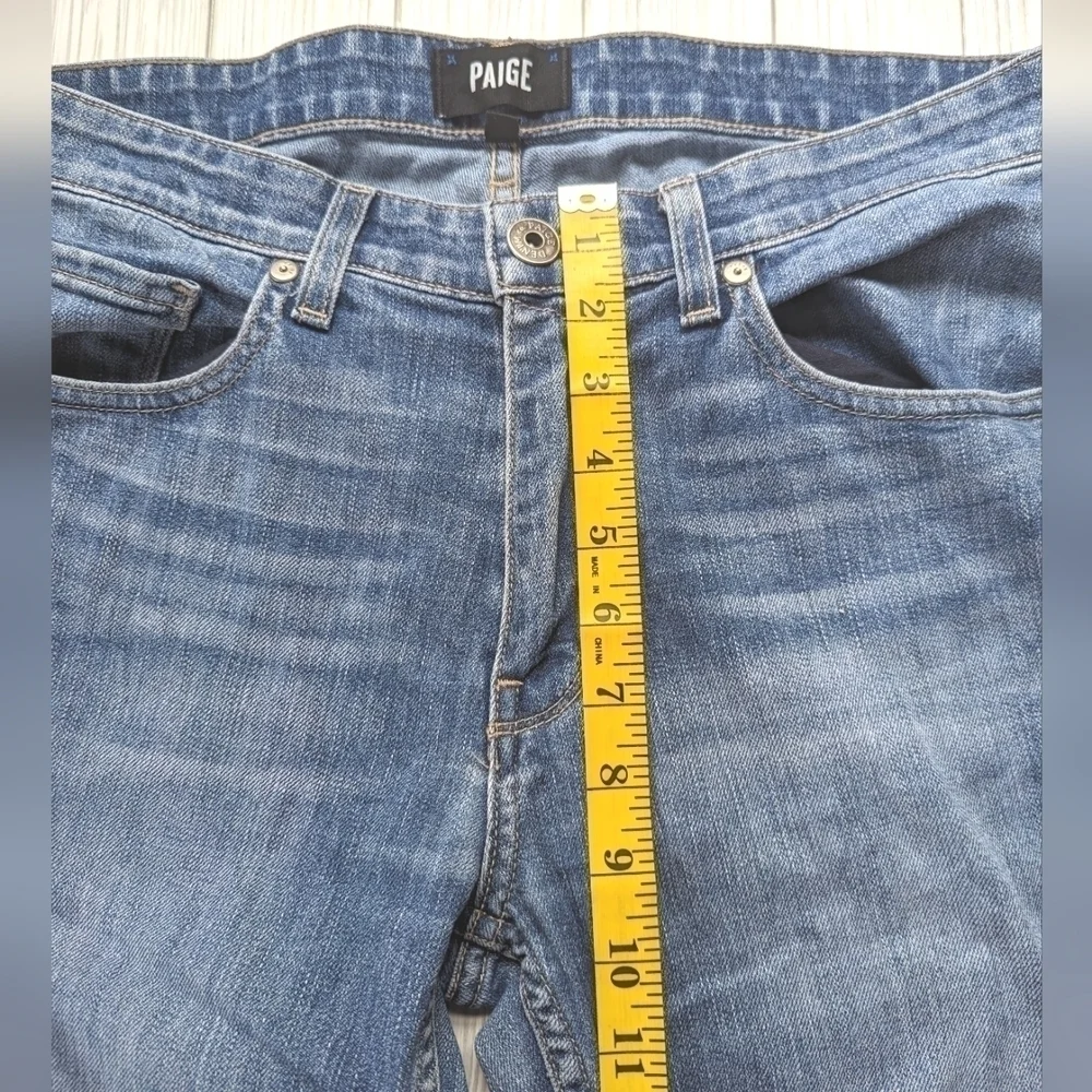 PAIGE Federal Slim Straight Jeans in Birch Blue Denim Men's Size 30 x 28